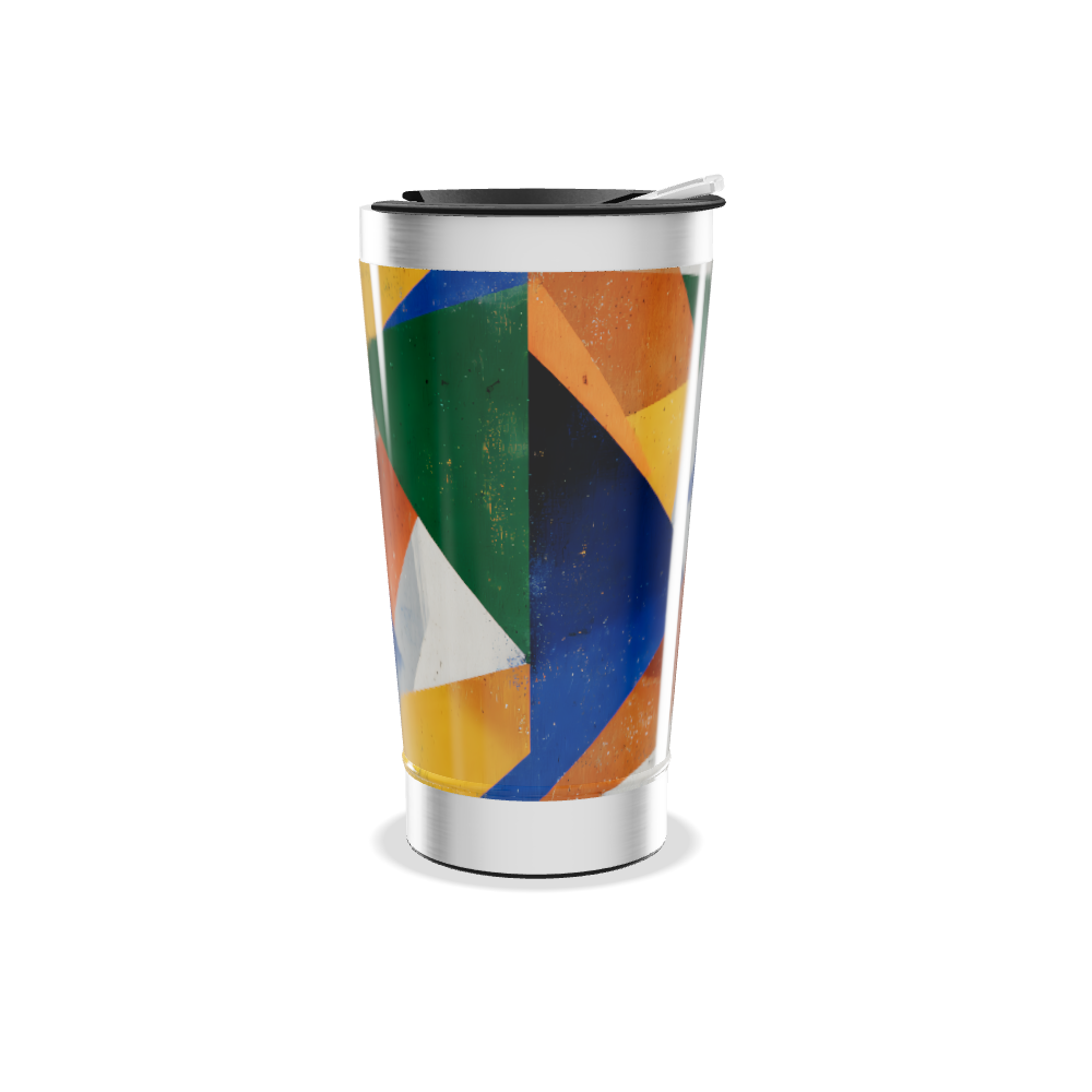 Copo Térmico - Estampa Geométrica Colorida