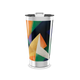 Copo Térmico - Design Geométrico Colorido
