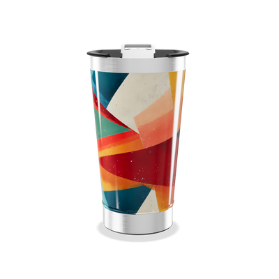 Copo Térmico - Estampa Geométrica Colorida