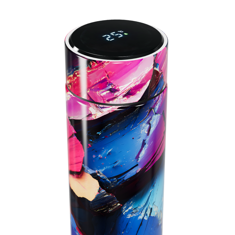 Garrafa Térmica Touch - Abstrata Colorida