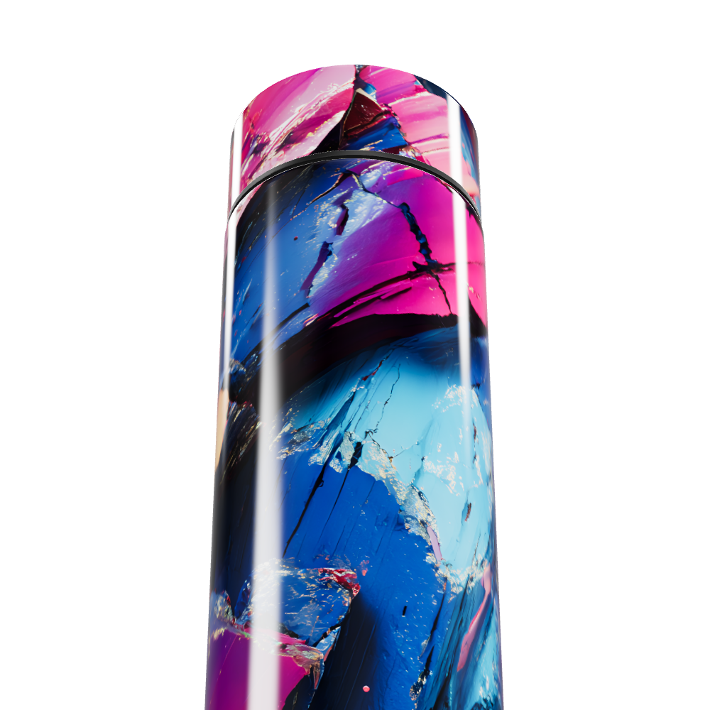 Garrafa Térmica Touch - Abstrata Colorida