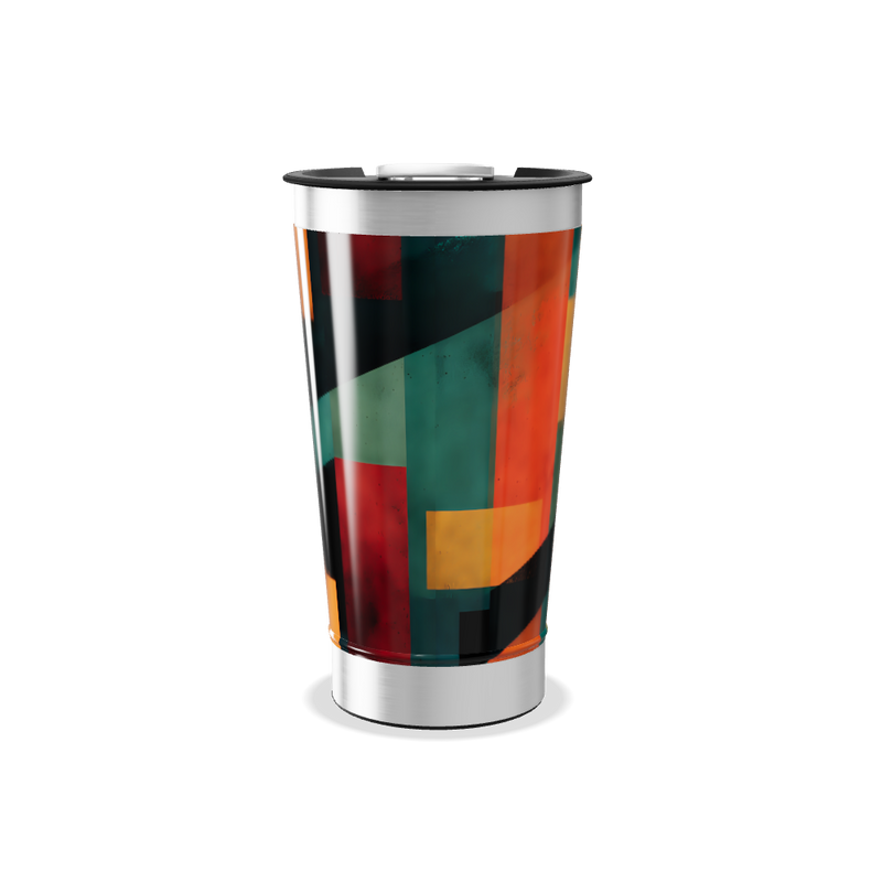 Copo Térmico - Estampa Colorida Inox
