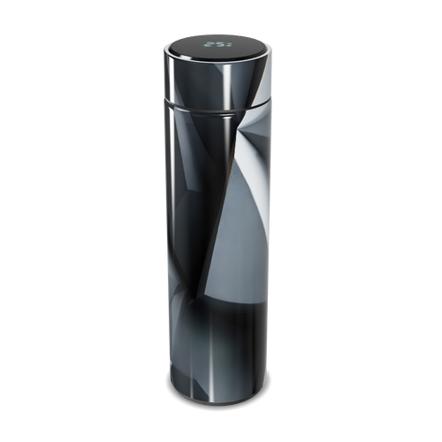 Garrafa Térmica Touch - Inox Digital Preta