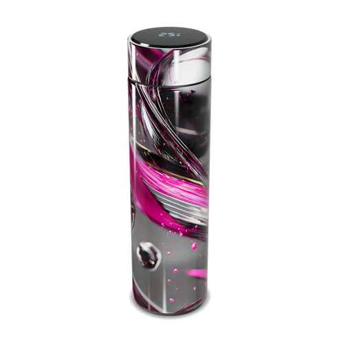 Garrafa Térmica Touch - Design Rosa e Preto