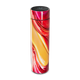 Garrafa Térmica Touch - Vermelha com Estampa Abstrata