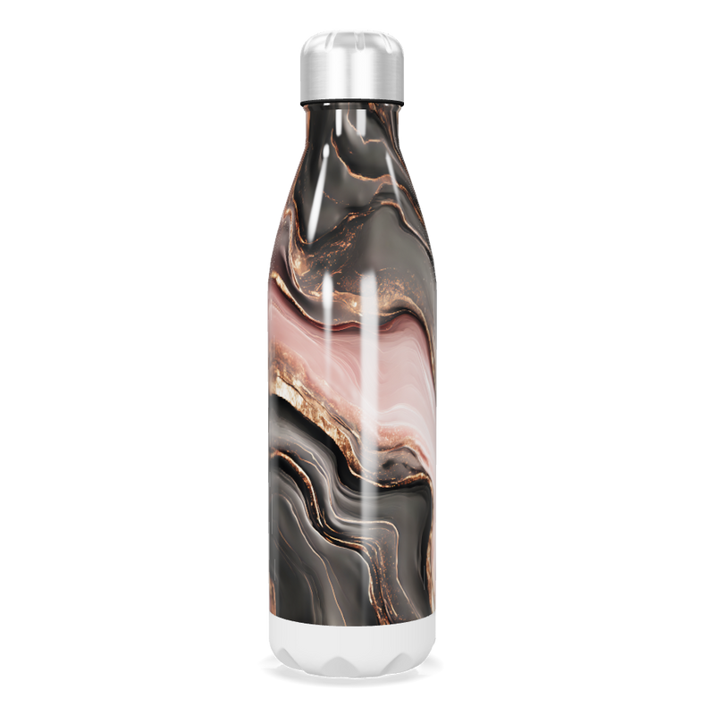 Garrafa Inox Estampa Mármore