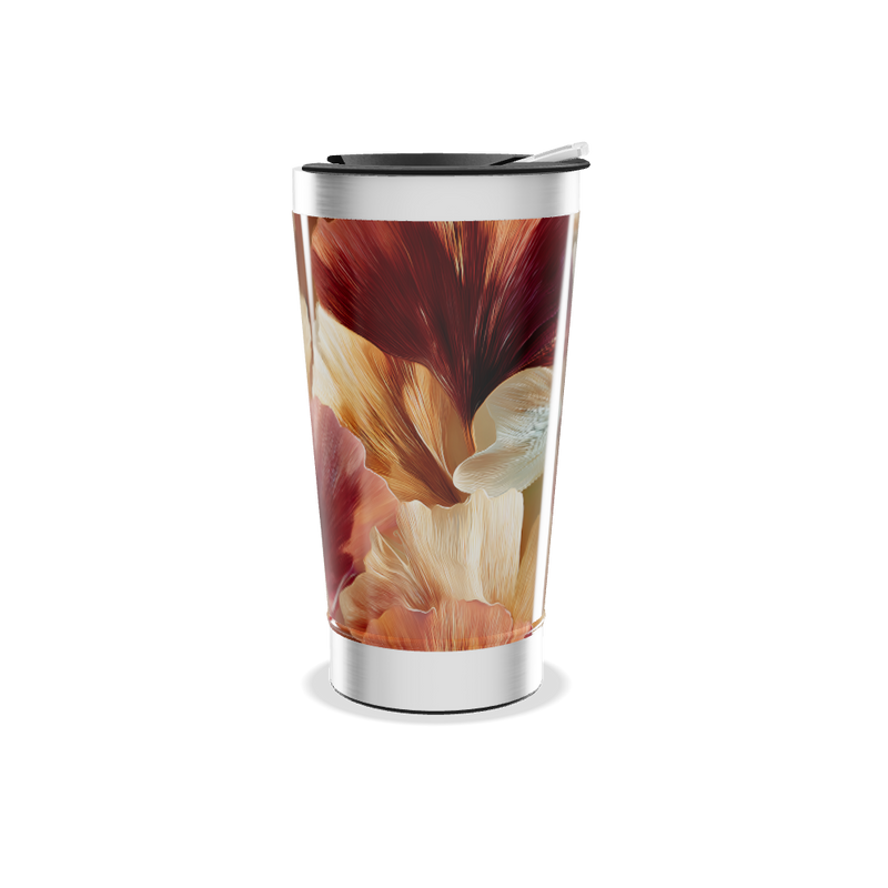 Copo Térmico - Floral Colorido Aço Inox