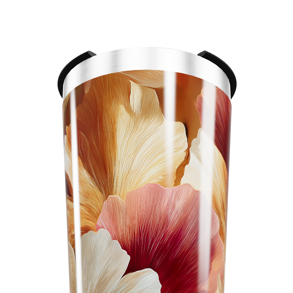 Copo Térmico - Floral Colorido Aço Inox