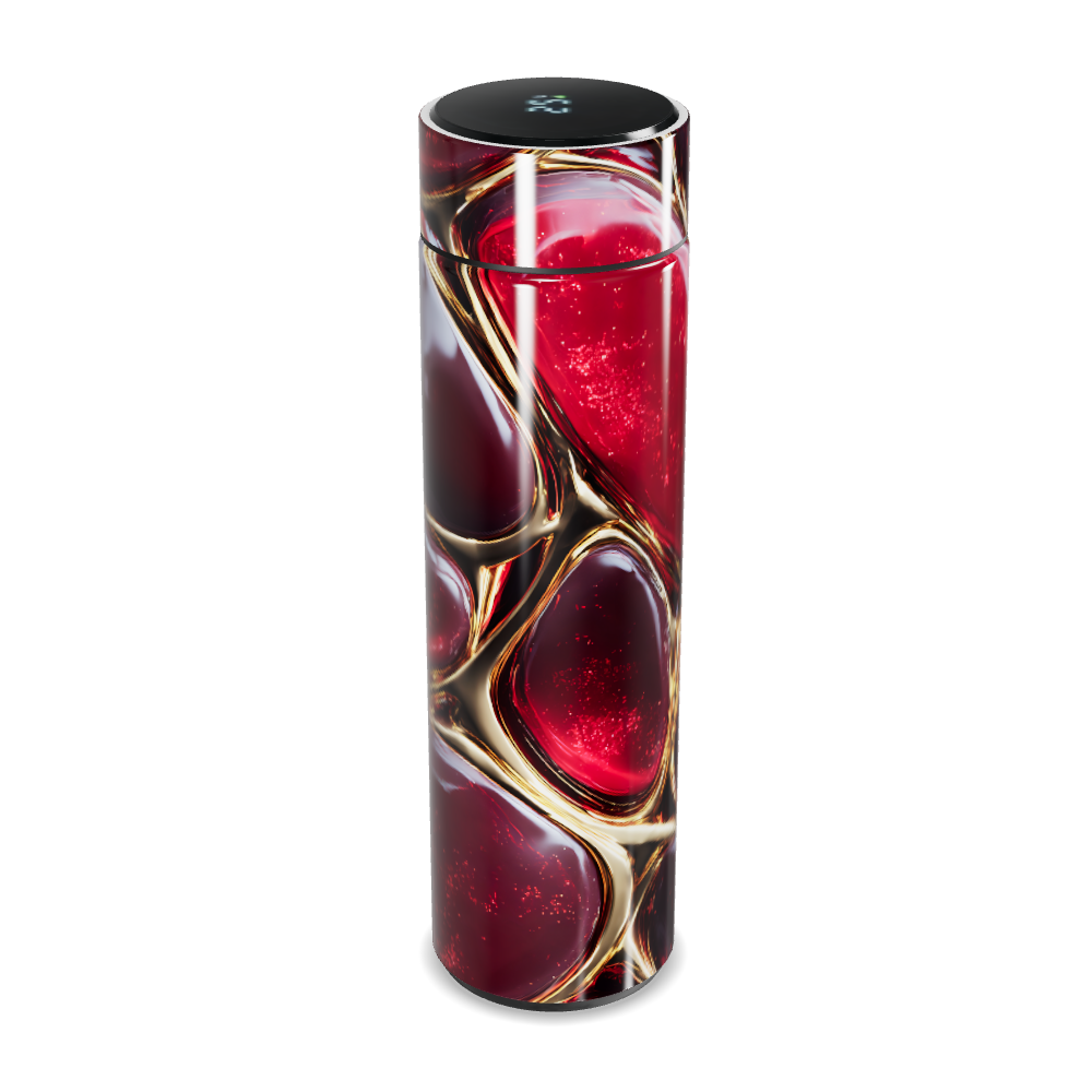 Garrafa Térmica Touch - Vermelha com design elegante