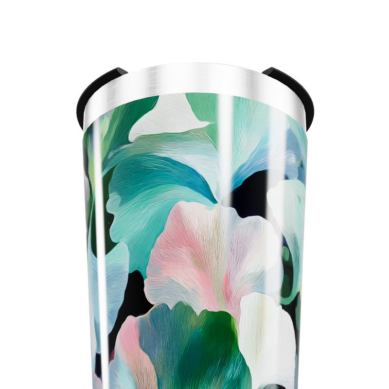 Copo Térmico - Floral colorido aço inox