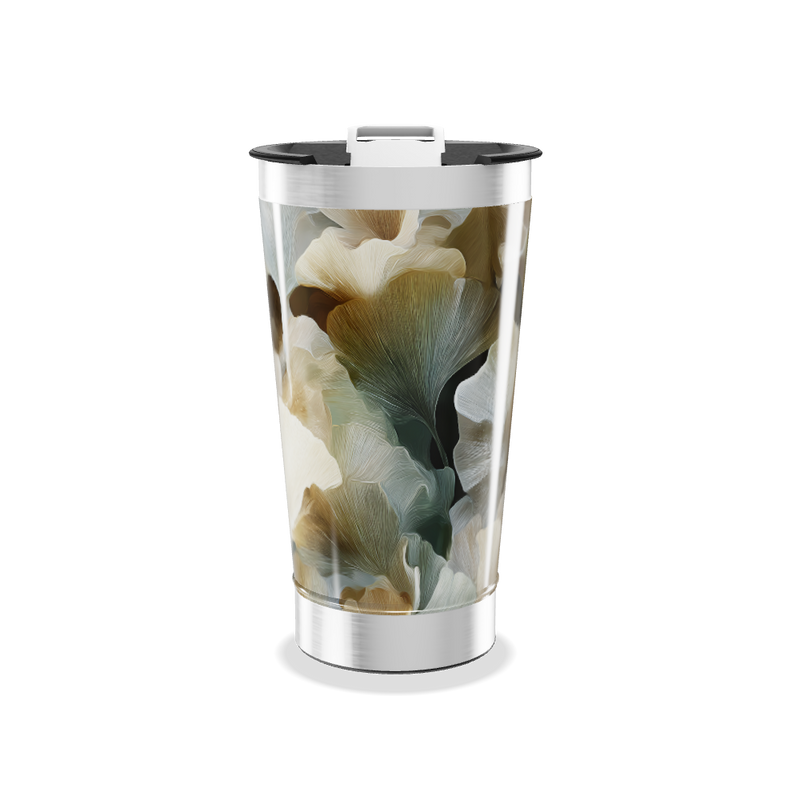 Copo Térmico - Estampa Floral Aquarela