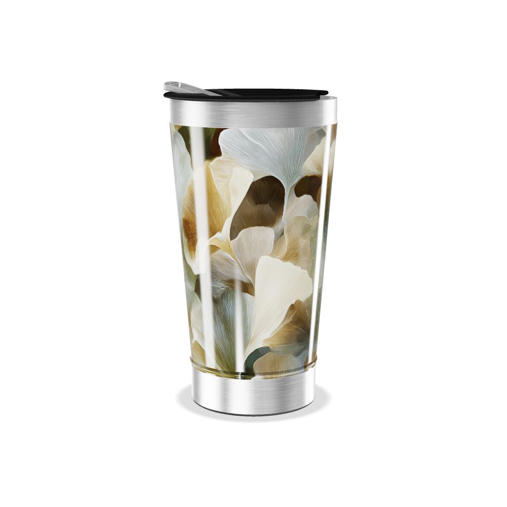 Copo Térmico - Estampa Floral Aquarela