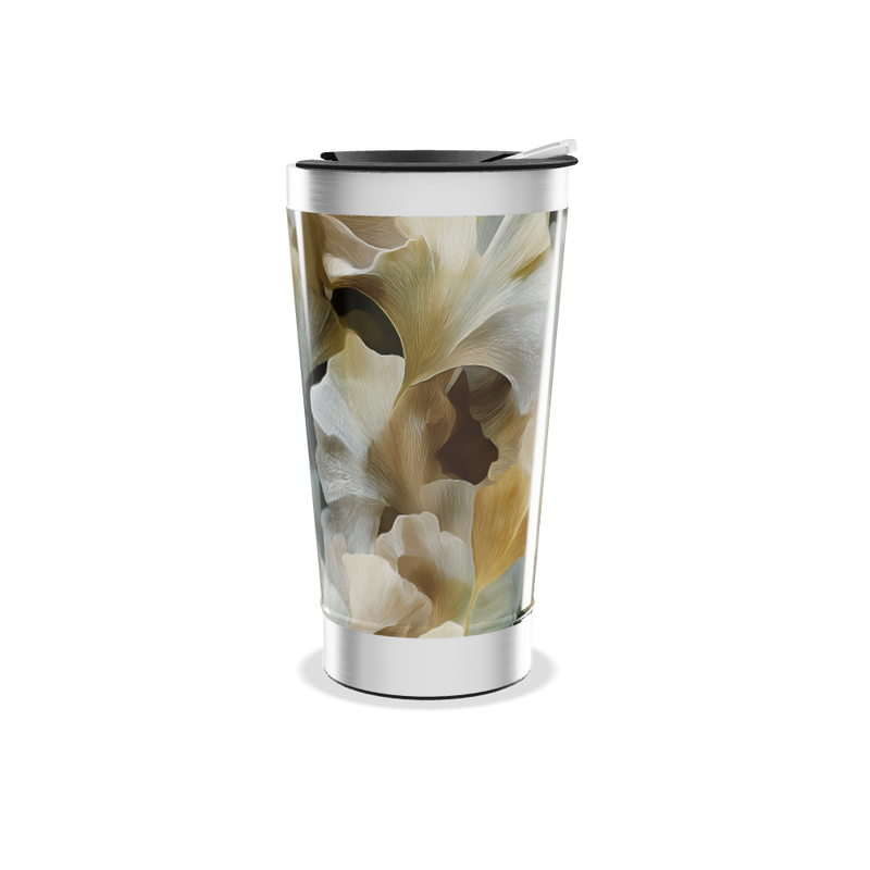 Copo Térmico - Estampa Floral Aquarela