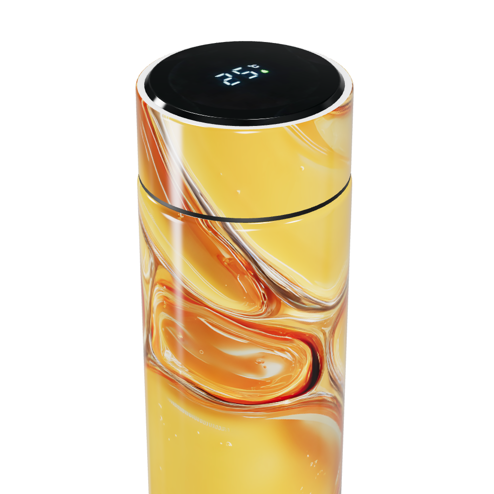 Garrafa Térmica Touch Estampa Amarela