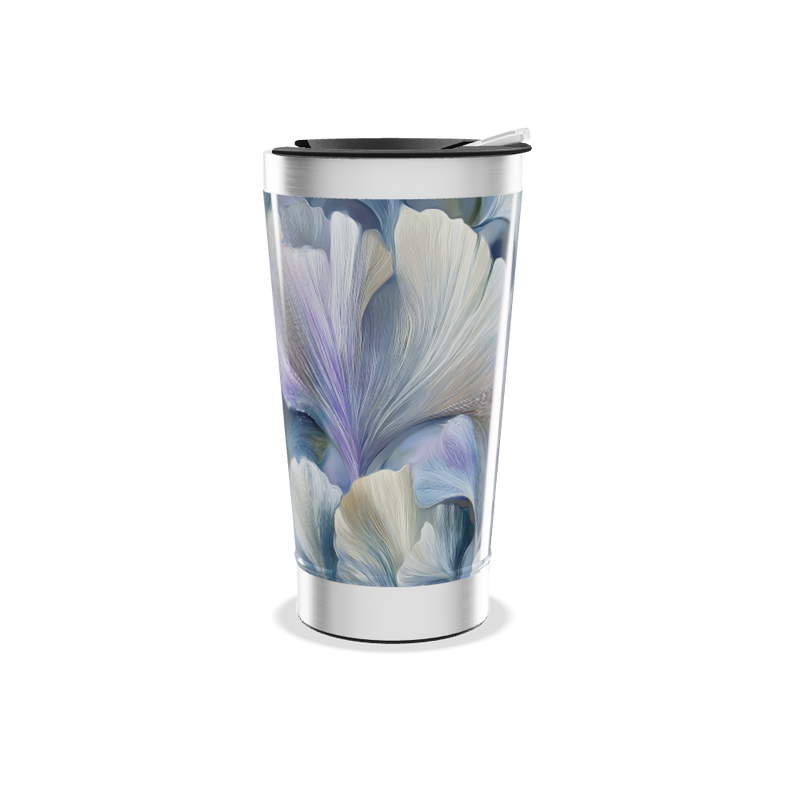 Copo Térmico - Estampa Floral Azul