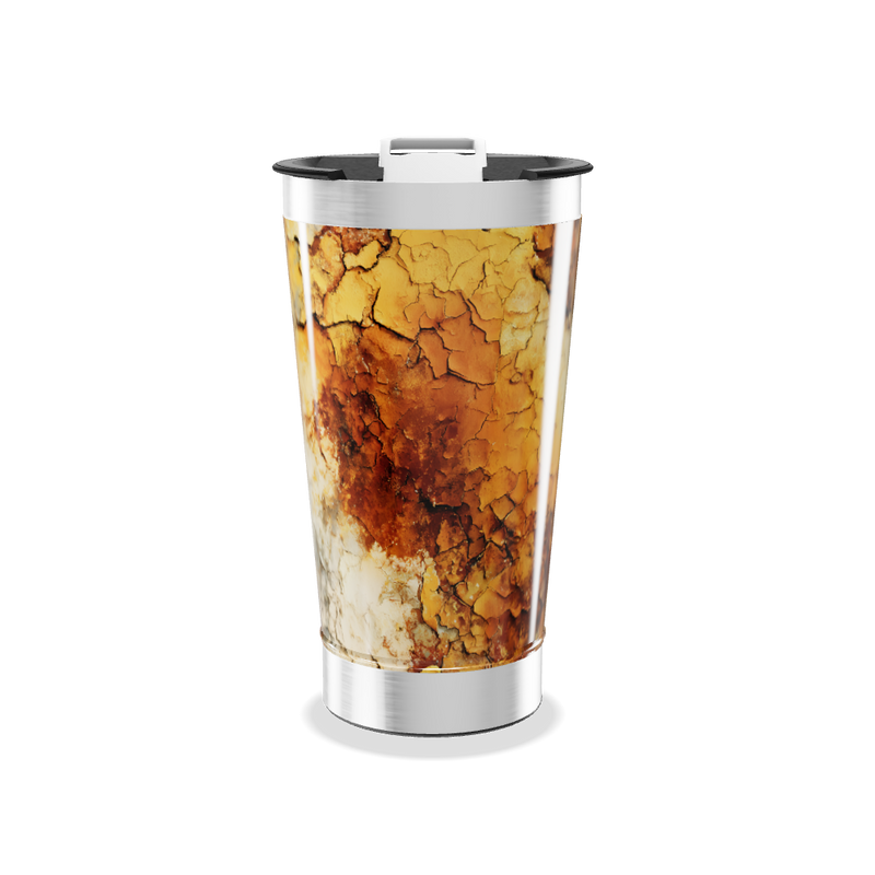 Copo Térmico - Estampa Rachada Colorida