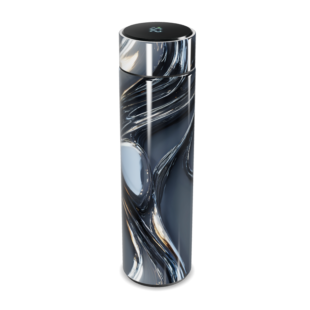 Garrafa Térmica Touch - Design Preto Metálico