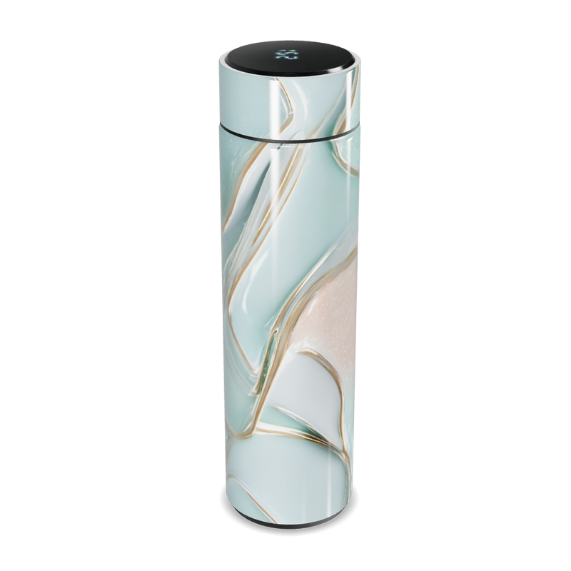 Garrafa Térmica Touch - Mármore Verde Digital