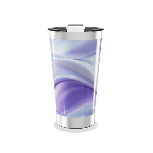 Copo Térmico - Roxo Marmorizado Aço Inox