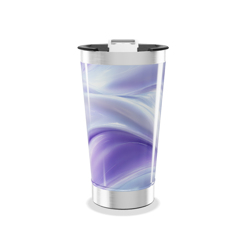 Copo Térmico - Roxo Marmorizado Aço Inox