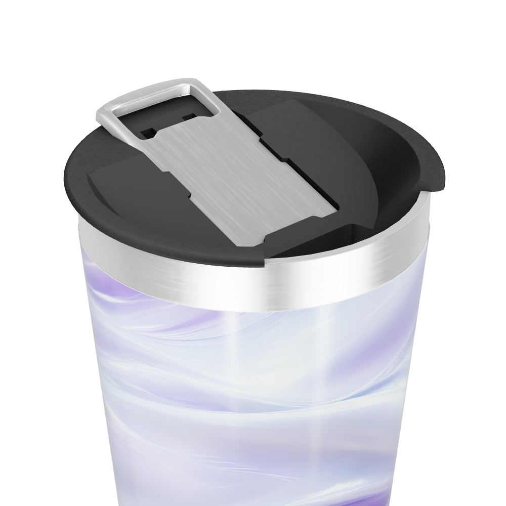 Copo Térmico - Roxo Marmorizado Aço Inox