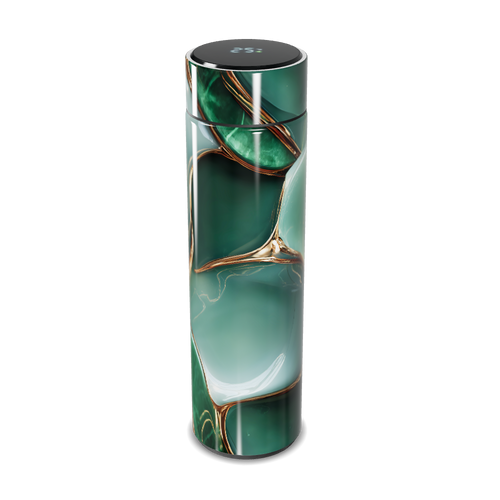 Garrafa Térmica Touch - Verde Marmorizada