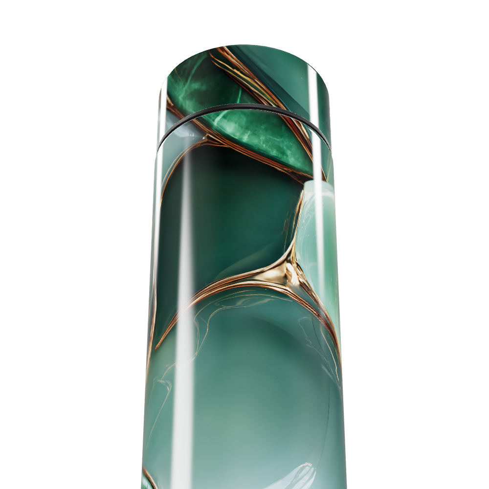 Garrafa Térmica Touch - Verde Marmorizada