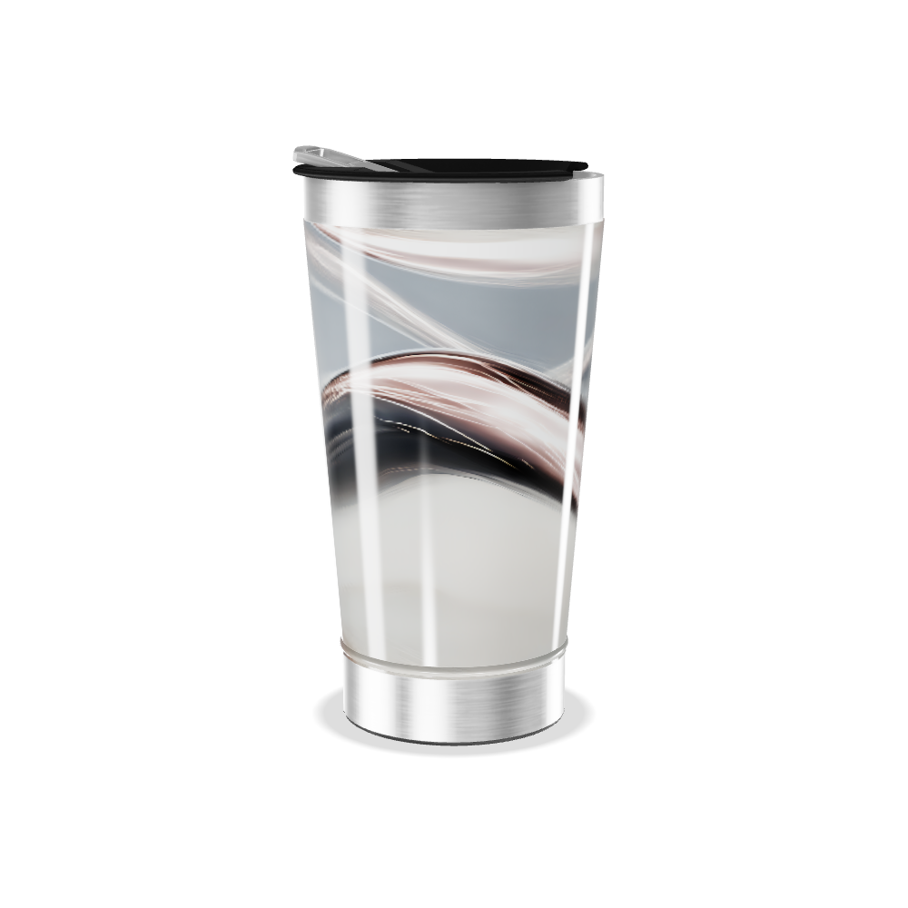 Copo Térmico - Inox com Estampa Ondas