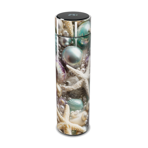 Garrafa Térmica Touch - Estampa Marítima Perolada