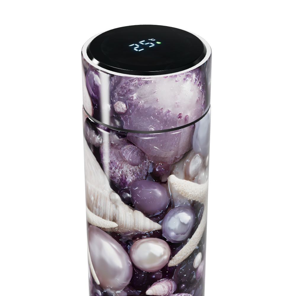 Garrafa Térmica Touch - Estampa Marinha Perolada