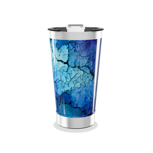 Copo Térmico - Azul Texturizado Inox