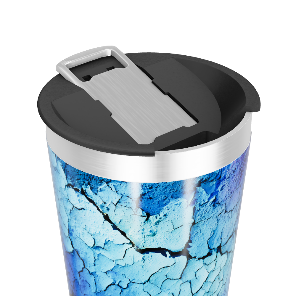 Copo Térmico - Azul Texturizado Inox