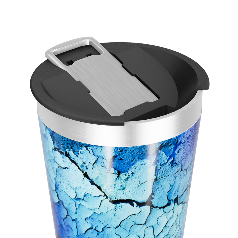 Copo Térmico - Azul Texturizado Inox