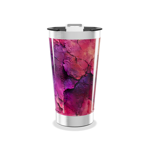 Copo Térmico - Estampa Abstrata Colorida