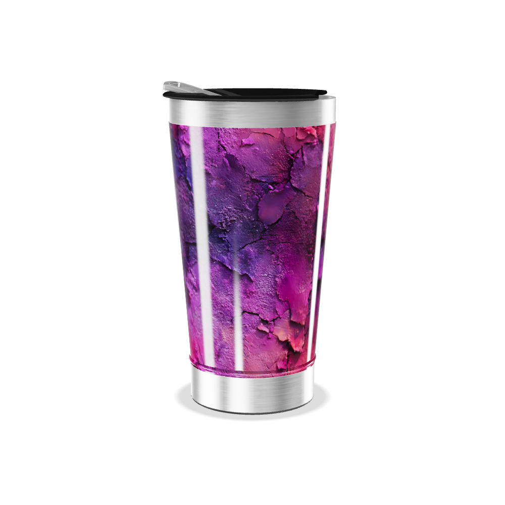 Copo Térmico - Estampa Abstrata Colorida