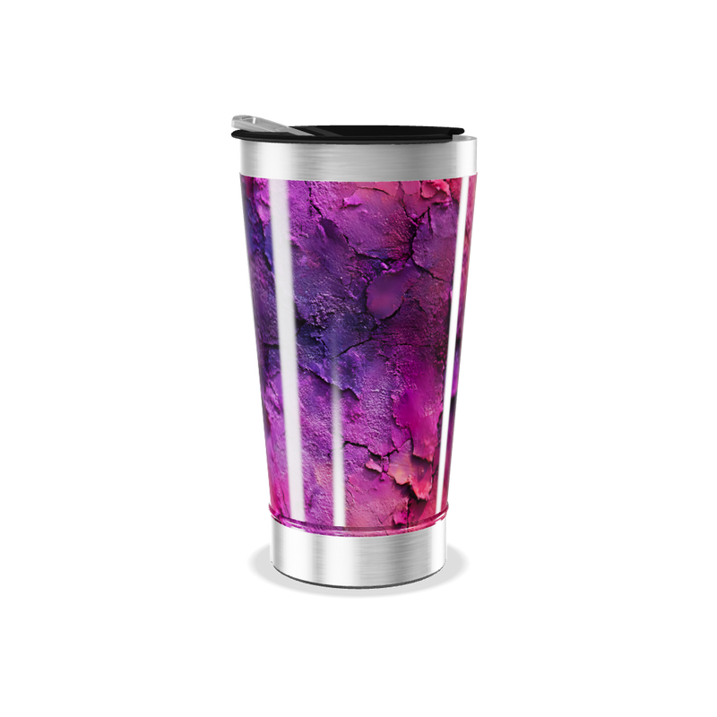 Copo Térmico - Estampa Abstrata Colorida