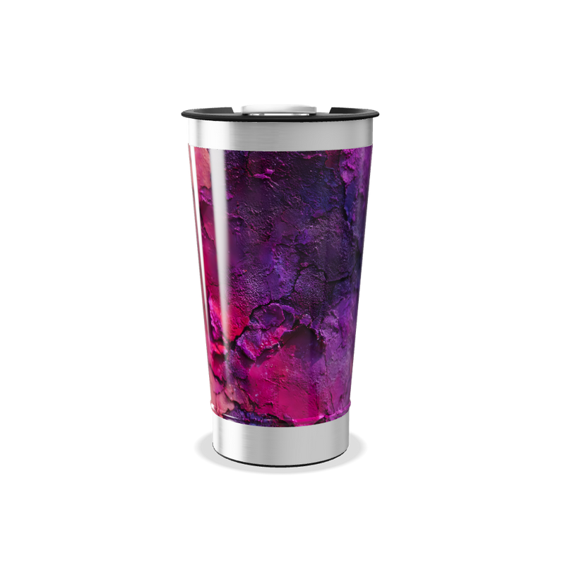 Copo Térmico - Estampa Abstrata Colorida