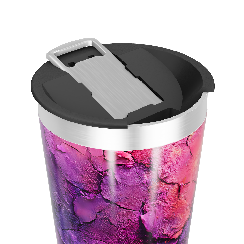 Copo Térmico - Estampa Abstrata Colorida