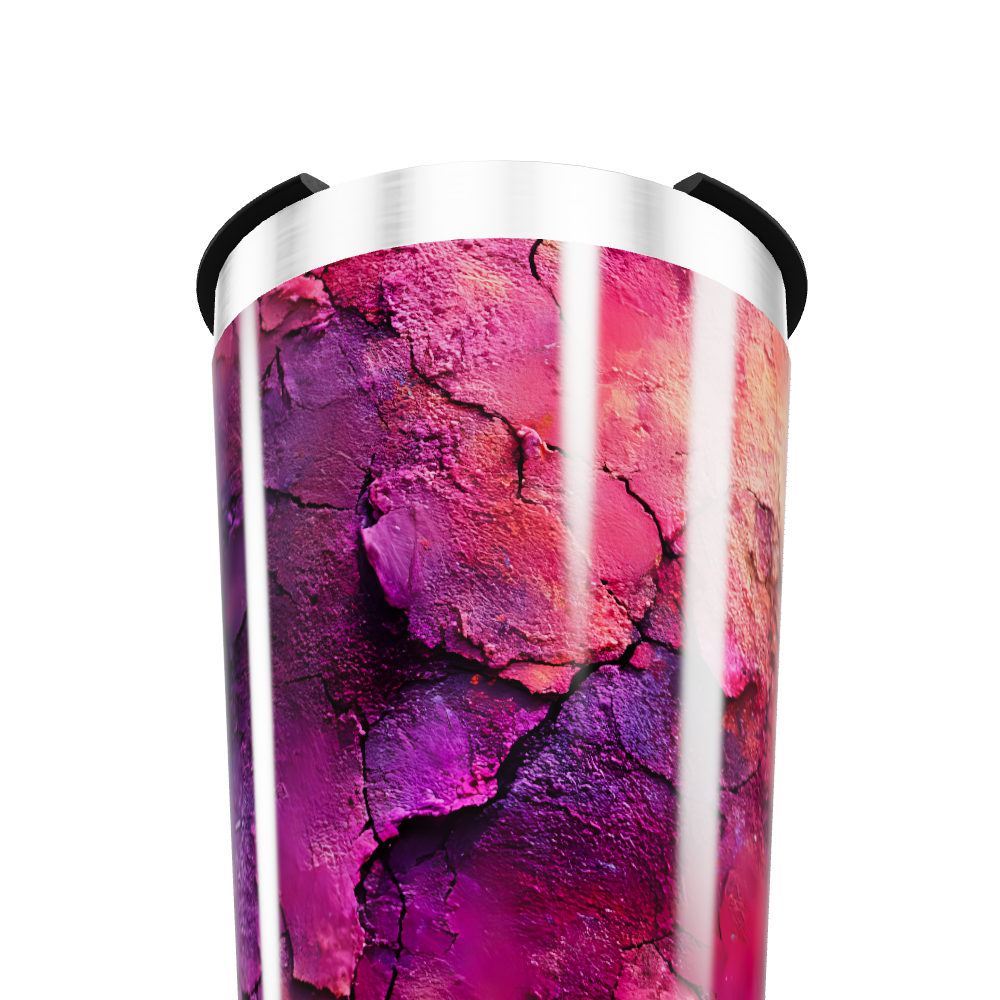 Copo Térmico - Estampa Abstrata Colorida