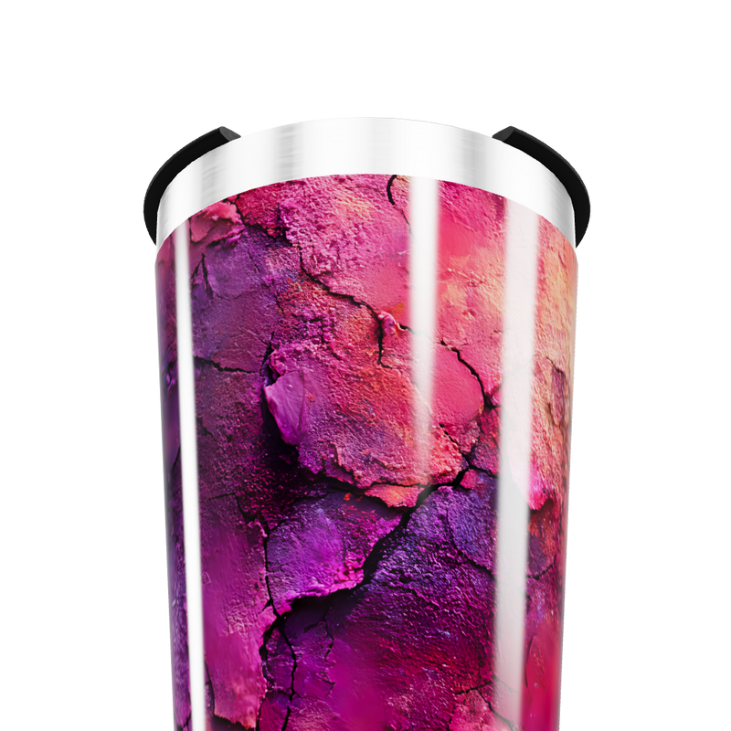 Copo Térmico - Estampa Abstrata Colorida