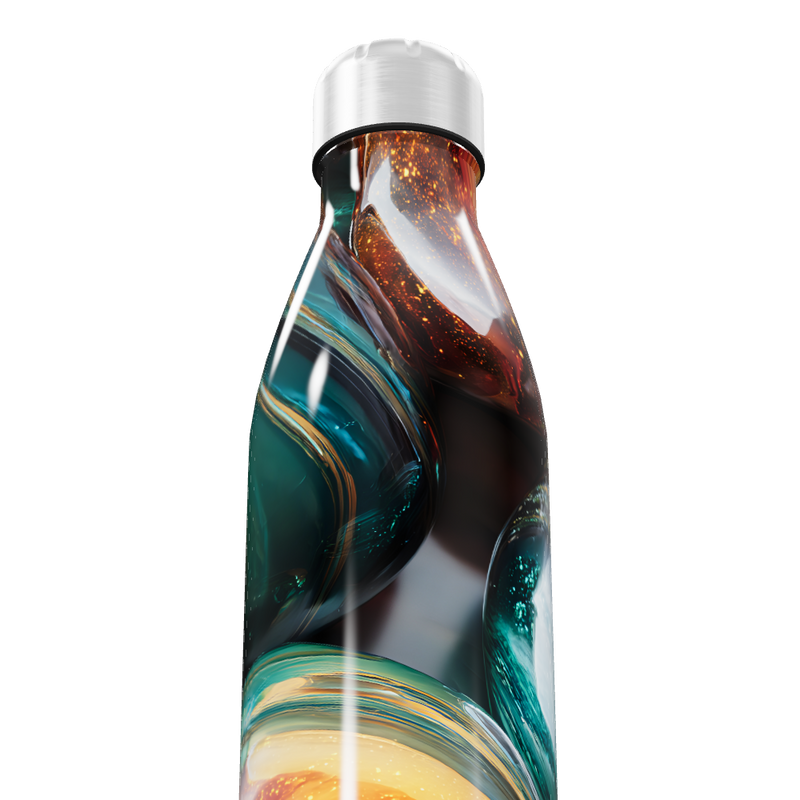 Garrafa Inox - Estampa Multicolorida