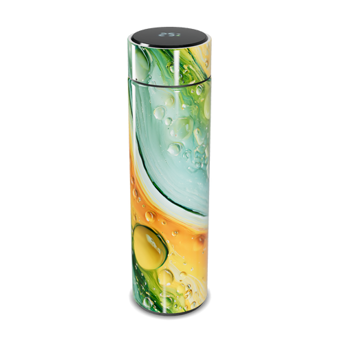 Garrafa Térmica Touch - Design Abstrato Colorido