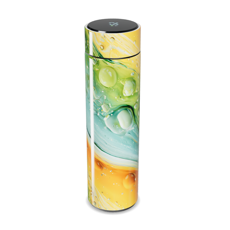 Garrafa Térmica Touch - Design Abstrato Colorido