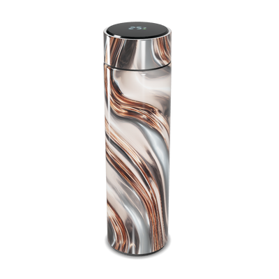 Garrafa Térmica Touch - Mármore Cobre