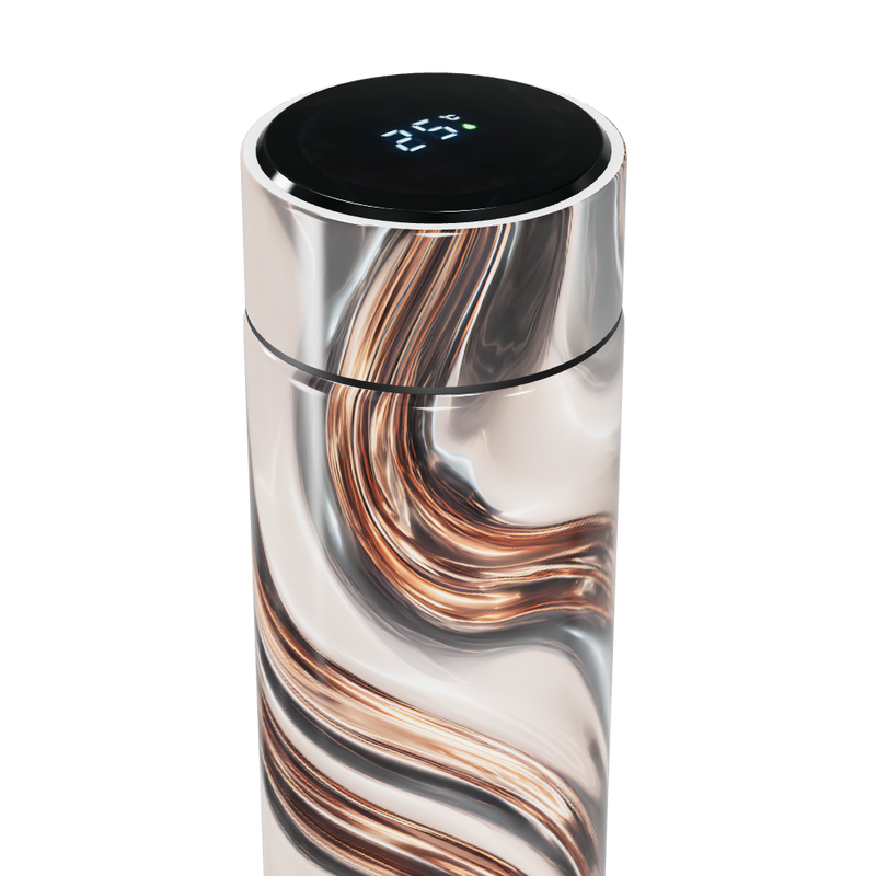 Garrafa Térmica Touch - Mármore Cobre