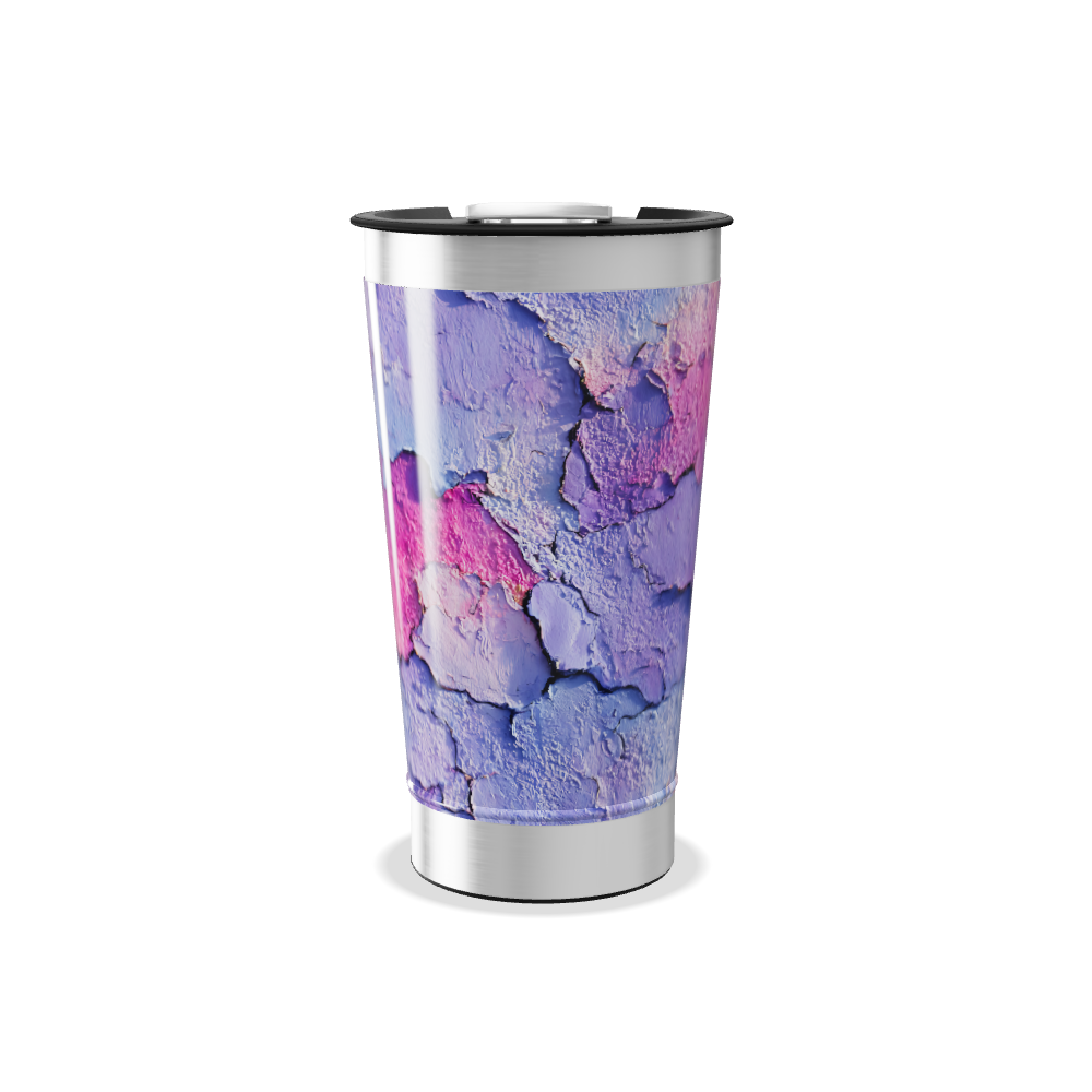 Copo Térmico - Estampa Texturizada Roxa