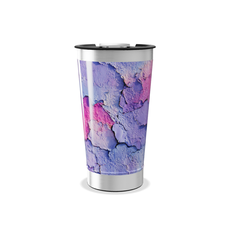 Copo Térmico - Estampa Texturizada Roxa