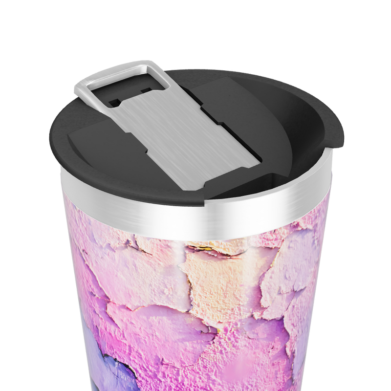 Copo Térmico - Estampa Texturizada Roxa