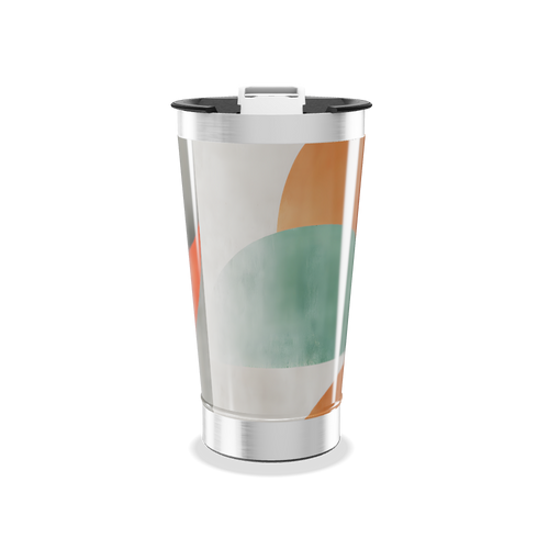 Copo Térmico - Estampa Abstrata Colorida