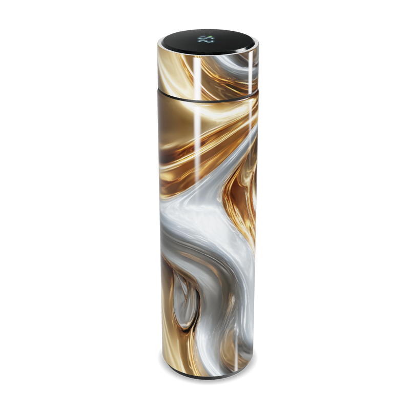 Garrafa Térmica Touch - Design Marmorizado